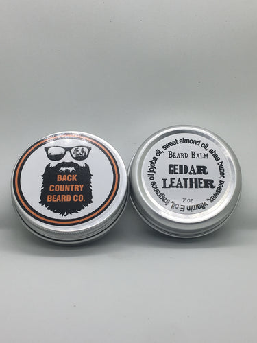Beard Balm 2oz - (Cedar Leather scent )
